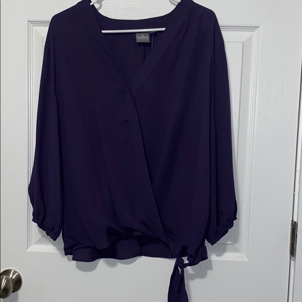 Beautiful never worn plum blouse
